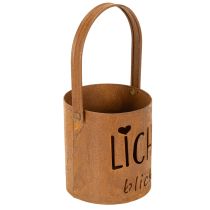 Artikel Laterne Metall Windlicht Edelrost Deko Kerzenhalter Garten Terrasse 22cm 2er Set