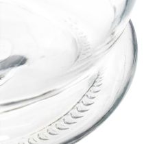 Artikel Windlicht Glas Laterne 18cm mit Metallgriff für stimmungsvolle Beleuchtung im Innen- und Außenbereich