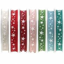 Artikel Juteband mit Sternmotiv 15mm 15m