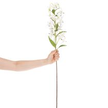 Artikel Künstlicher Lilienzweig weiß 80cm Kunststoff/Textil für Innenbereiche