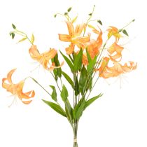 Artikel Künstliche Lilien 4er-Set – Realistische orangefarbene Kunstblumen für Hochzeitsdekorationen und Events 77cm