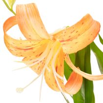 Artikel Künstliche Lilien 4er-Set – Realistische orangefarbene Kunstblumen für Hochzeitsdekorationen und Events 77cm