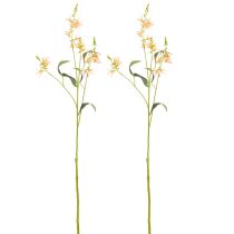 Artikel Künstliche Lilien langstiel 110cm in Orange 2er-Set für Hochzeit und Dekoration