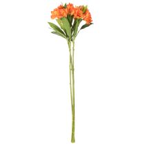 Artikel Kunstblume Alstroemeria Orange 75 cm 3 Stück künstlicher Blumenstrauß