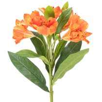 Artikel Kunstblume Alstroemeria Orange 75 cm 3 Stück künstlicher Blumenstrauß