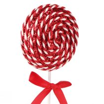 Artikel Zauberhafte Lollipop Weihnachtsdeko Rot-Weiß, Festliche Schaumstoff Lollis H30cm 2er-Set