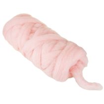 Artikel Rosa Wolllunte aus Naturwolle – Farbecht, Wasserfest, 5 cm Breite, 10 m Länge
