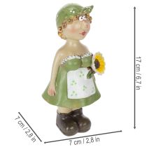 Artikel Kunststein Dekofiguren Set Bauernpaar 17cm Innenbereich