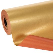 Artikel Manschettenpapier Rolle Gold Rot 25 cm x 100 m Floristikbedarf