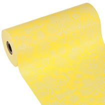 Artikel Manschettenpapier Gelb Weiß Summertime 25cm 100m – Dekopapier für Blumensträuße und Geschenke