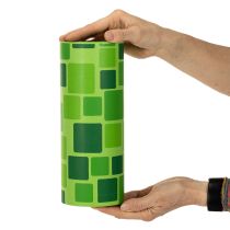 Artikel Manschettenpapier für Blumensträuße, Papierrolle 25 cm x 100 m mit Mosaikmotiv