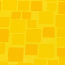 Artikel Floristik-Manschettenpapier aus Papier, gelb mit Mosaikmuster, 25 cm x 100 m