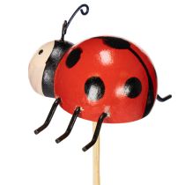 Artikel Marienkäfer Gartenstecker Set 4 Stück – Dekoration für Frühling und Sommer, 31 cm