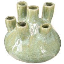 Artikel Maritime Deko Vase Korallen Design Hellgrün Ø14,5cm H14cm Dekoration