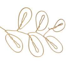 Artikel Metall Girlande Draht Blumen 110cm für Floristik und Wanddekoration