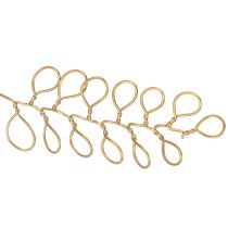 Artikel Metall Girlande Draht Blumen 110cm für Floristik und Wanddekoration