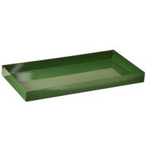 Artikel Metall Deko Tablett Grün 30×15cm für Gastro-Dekoration