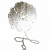 Metall Deko Blume Holzständer Schriftzug „Familie“ H40cm