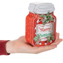 Artikel Set Metalldosen Keksdose Weihnachtsmotive 15 cm Bunt 2 Stück