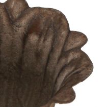 Artikel Metallpokal Pflanzgefäß im Antik-Look, grau-braun, Ø10cm H9,5cm