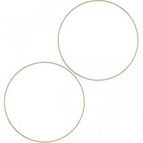 Metallring Dekoring Scandi Ring Deko Loop Gold Ø 25,5cm 6St
