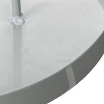Artikel Rundes Tablett aus Metall mit Griff grün 18 cm für Dekoration und Organisation