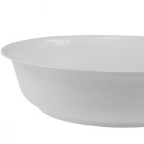 Artikel Metallschüssel Schale Weiß Schüssel Emaille Optik Ø25cm H7cm