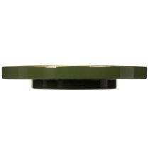 Artikel Deko-Tablett Metall Grün Goldrand Ø 30 cm