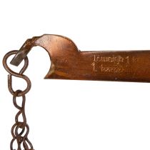 Artikel Dekorative Waage aus Metall im nostalgischen Design mit Vintage-Charme, 58 cm breit