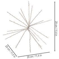 Artikel Deko LED Polarstern aus Metall Warmweiß 29cm für Innen- und Außenbereich