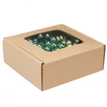 Artikel Mini Christbaumkugeln Glas am Draht Grün Ø1,5cm 140 St