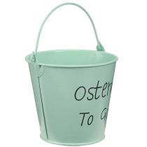 Artikel Mini Eimer Ostern Deko Orange Mint Gelb Vielseitig 8×7cm 6er Set