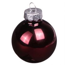 Artikel Mini Glaskugeln Weihnachten Berry Ø3cm Set - Festliche Baumkugeln, Dekokugeln 22 Stück
