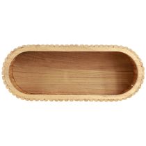 Artikel Mini-Hochbeet Jardiniere Pflanzkübel Holz Elegant Ovale Deko 50×20cm