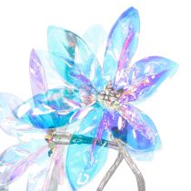 Artikel Künstlicher Blütenzweig mit irisierenden Blüten 80cm Kunststoff Innenbereich