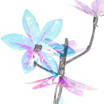 Artikel Künstlicher Blütenzweig mit irisierenden Blüten 80cm Kunststoff Innenbereich