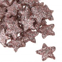 Artikel Mini Streudeko Sterne Deko Glimmer Rosa 1,5cm 144 St
