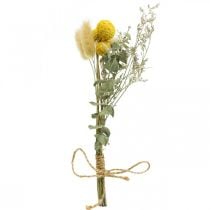 Mini Trockenblumenstrauß Boho, Trockenblumen Floristik L22cm