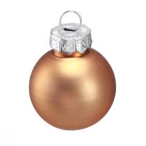 Artikel Mini Weihnachtsbaumkugeln Glas Gold Ø2,5cm 22er Set - festlicher Baumschmuck