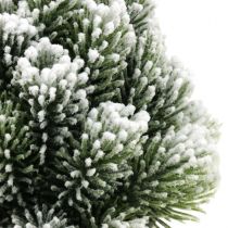 Mini Weihnachtsbaum im Topf Künstlich Beschneit Ø14cm H24cm