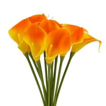 Mini Calla künstlich gelb 28cm 12St