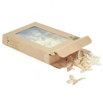 Artikel Mini Schmetterlinge Metall Streudeko Golden 3cm 50 St