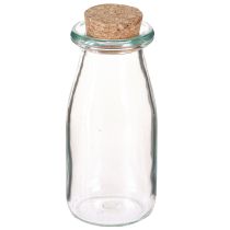 Artikel Minivasen Glas Retro Vasen mit Korken - Dekoration Hochzeit Tischdeko 6er Set
