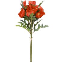 Artikel Mohnblumen Deko Mohn künstlich Rot 45cm hochwertig elegant