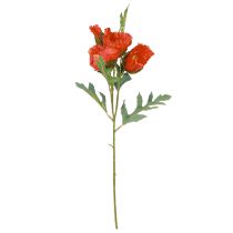 Artikel Mohnblumen Deko Mohn künstlich Rot 45cm hochwertig elegant