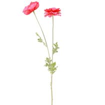 Artikel Mohnblumen Künstlich Rosa Kunstblumen Dekoration Ø6–7cm L78cm 3St Set