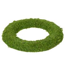Artikel Mooskranz 20 cm mit Styroporkern, 4er-Set – Ideale Basis für kreative florale Dekorationen