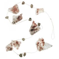 Muschelgirlande mit Steinen Natur 100cm