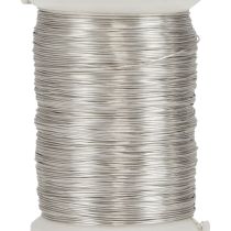 Floristendraht Myrtendraht Dekodraht Silber 0,30mm 100g 3St