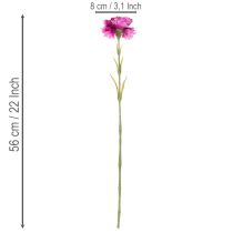 Artikel Nelke Kunstblume zweifarbig 56 cm 8er Bund Kunststoff/Textil